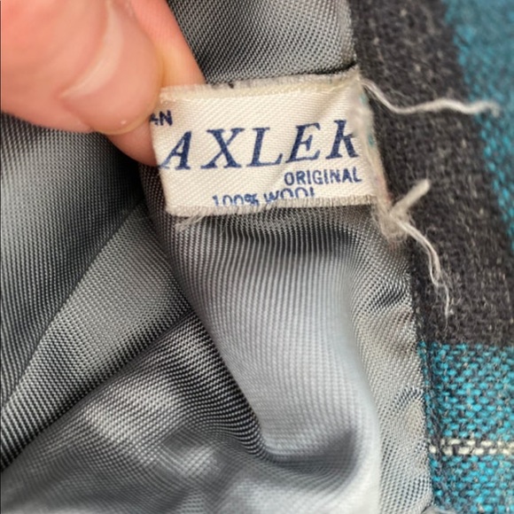 Vintage 1950s Plaid Wool Pencil Skirt - Picture 6 of 9